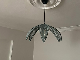 yaprak model avize bohem makrome avize çocuk odası avize (YOSUN YEŞİLİ)