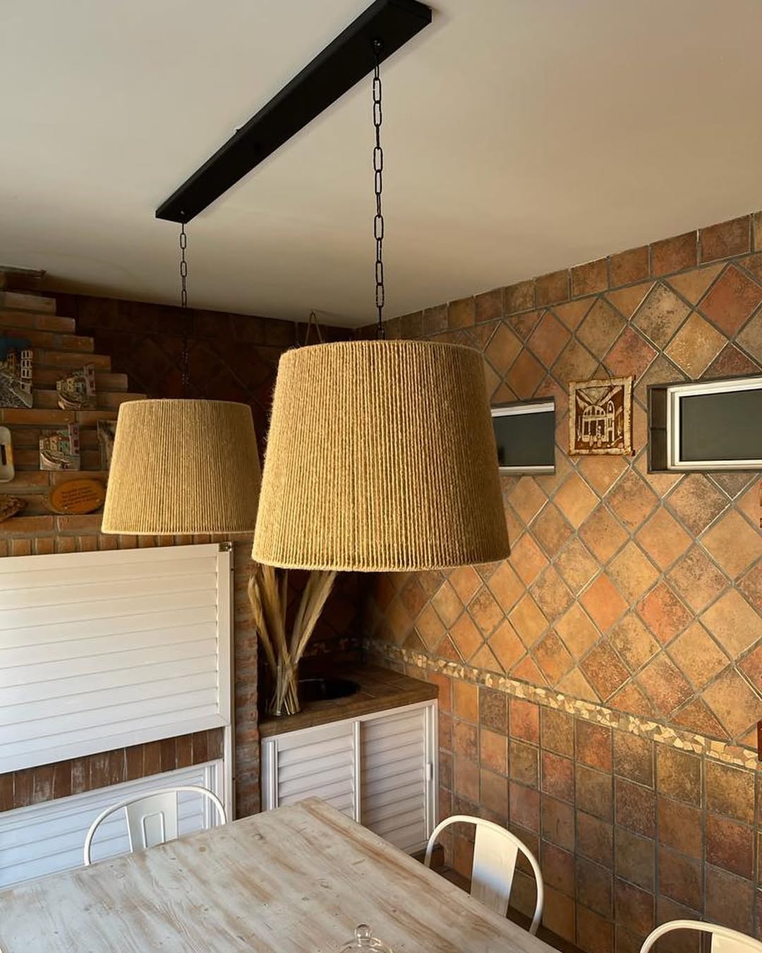 HASIR AVİZE EL YAPIMI AVİZE 45CM ÇAP